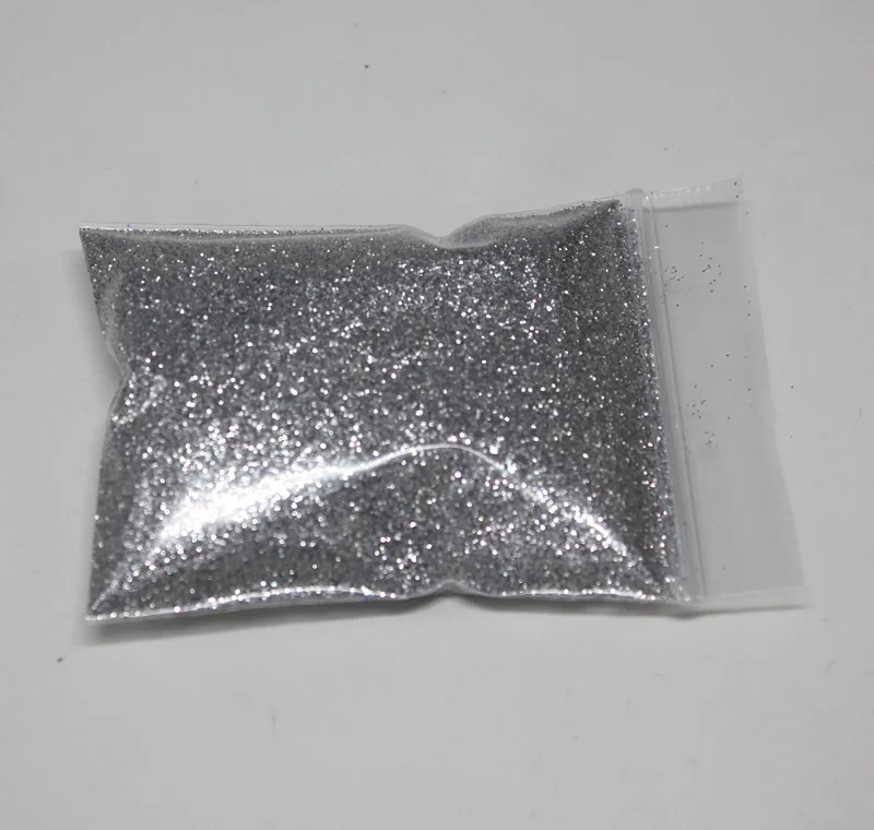 Silver DIY Швейные принадлежности для одежды обувь и ювелирные изделия для шляп аксессуары ПВХ оптом блестки ногтей Блеск порошок - Цвет: Silver