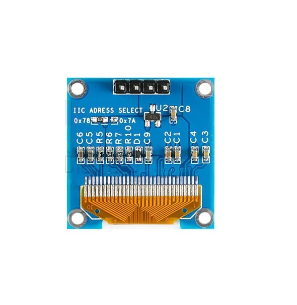 0 96 &quotI2C IIC Серийный 128X64 128*64 белый OLED LCD светодиодный дисплей модуль SSD1306 12864 3V ~ 5V DC