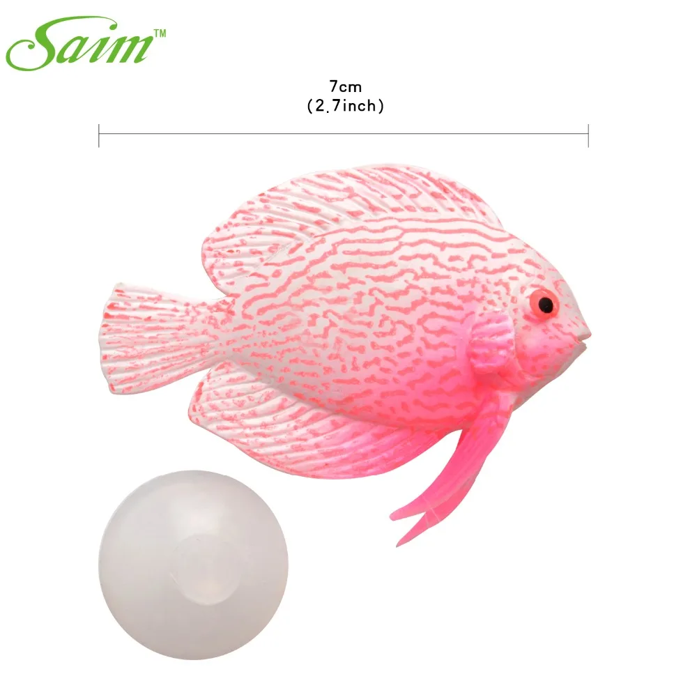 Аквариум розовый искусственный силикон поддельные плавающие имитация пейзажа
