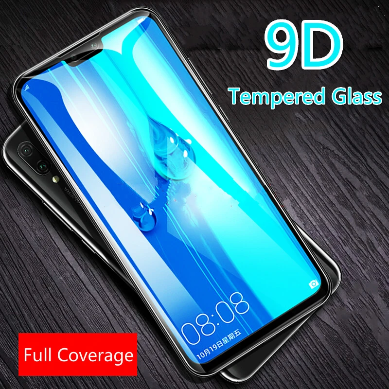 Защитное стекло 9D для Huawei Y9 2019 закаленное Y5 9Y 5Y Lite Prime 2018 чехол с полным покрытием