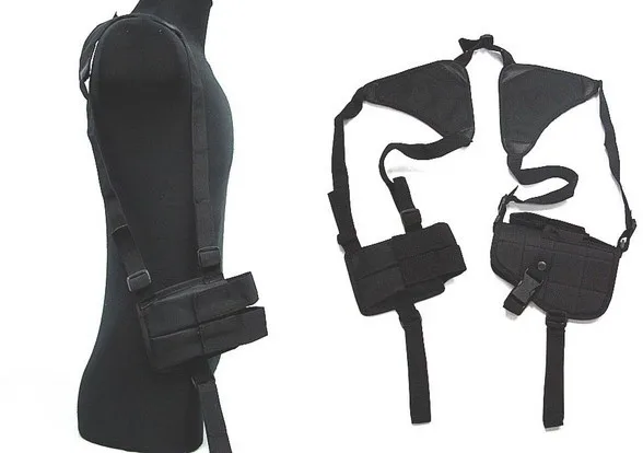 Пистолет быстро SWAT Тактический наплечный пистолет кобура w/Mag сумка рука + двойной