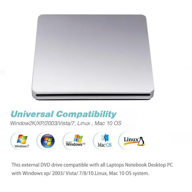 USB внешний слот в DVD CD Привод горелка Superdrive для Apple MacBook Air Pro удобство
