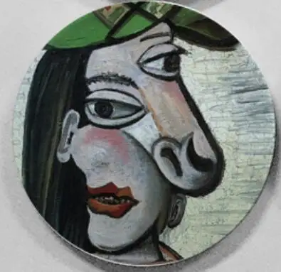 Pablo Picasso Les Demoiselles d'Avignon Cubism настенная подвесная декоративная тарелка художественное керамическое ремесло фоновое украшение - Цвет: V