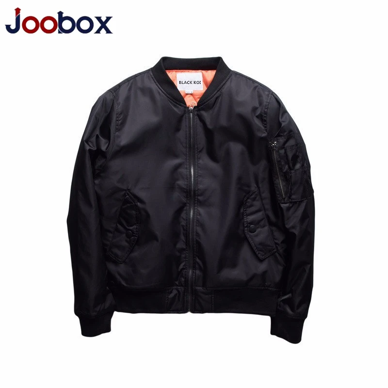 Мужская и Женская куртка Авиатор JOOBOX черная теплая пилот на осень зиму 2018|Мужские