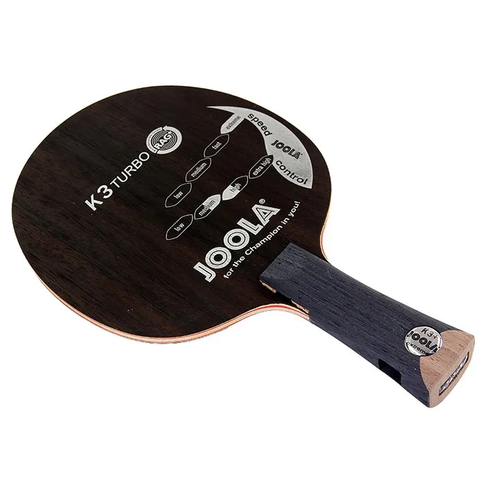 Joola New K3 TURBO (K3 + SP Ebony 7 слойная деревянная обтекаемая) Plus ракетка для настольного