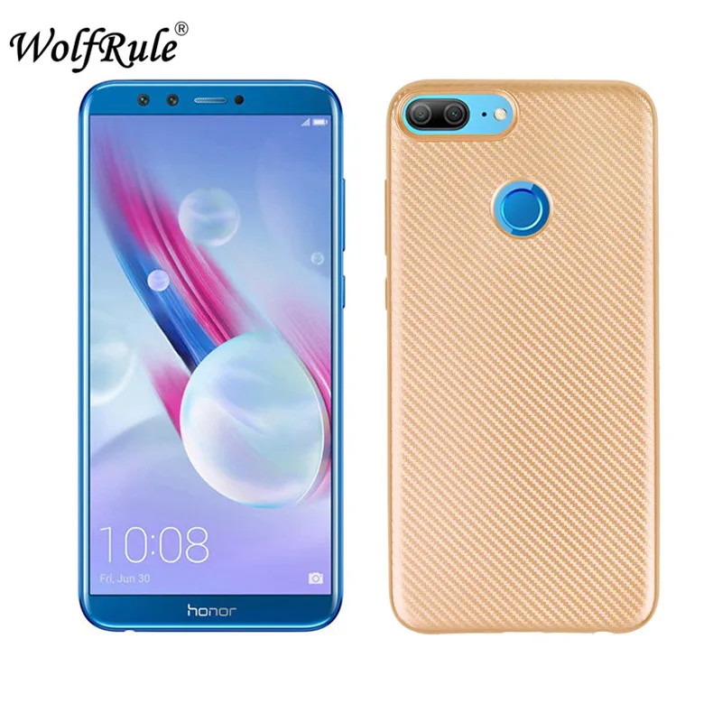 WolfRule Huawei Honor 9 Lite Cases lite Cover Luxury Full Protection Carbon Fiber Soft TPU Case For |