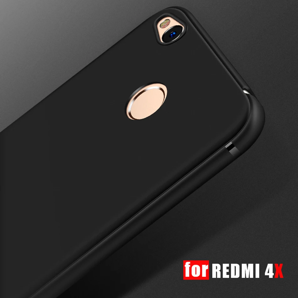 Мягкий Ультратонкий чехол бампер из ТПУ для Xiaomi redmi 4x матовый ударопрочный xiaomi Redmi
