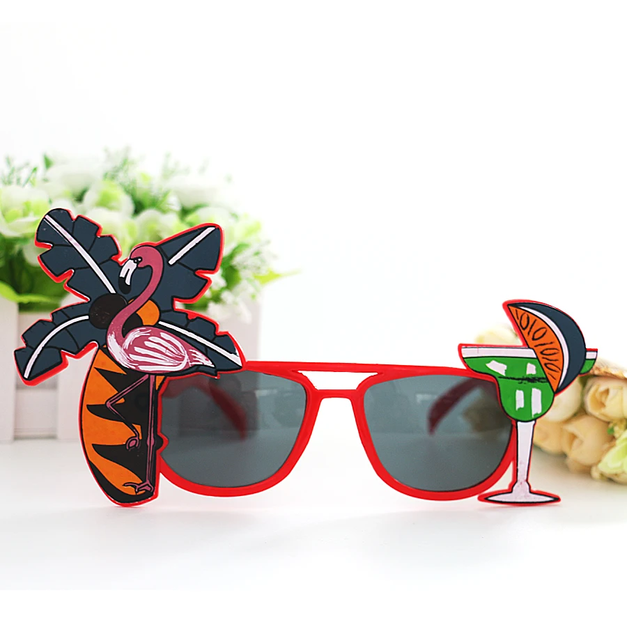 Забавные декоративные фламинго для пляжной вечеринки костюмы в стиле Майами