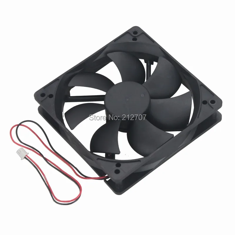 Gdstime 1 шт. 120 мм 5 в 0.2A шарикоподшипник 120x120x25 1500 об/мин DC бесщеточный вентилятор