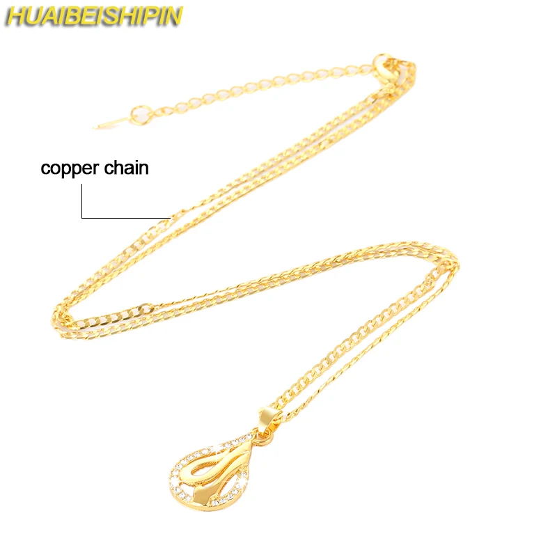 Huaibeishipin Ислам мусульманских Для женщин Цепочки и ожерелья Золото Цвет Jewelry
