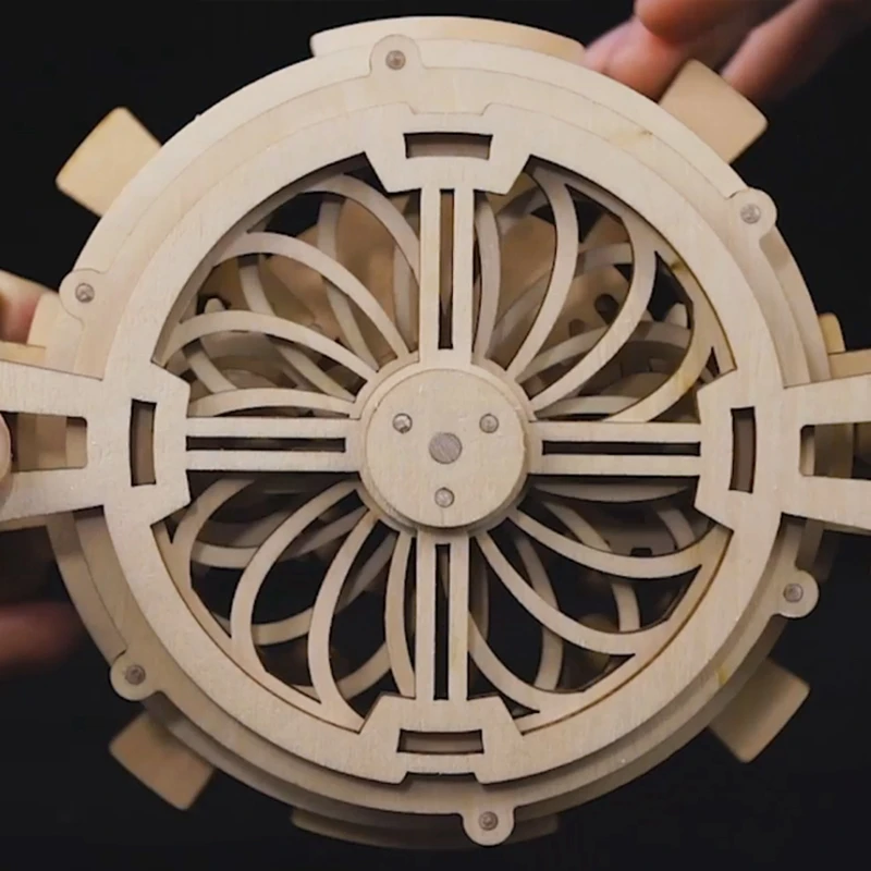 ROKR DIY 3D головоломка деревянные игрушки вечный календарь Сборная модель Строительный набор игрушки для детей подарок для мальчиков LK201 Прямая поставка