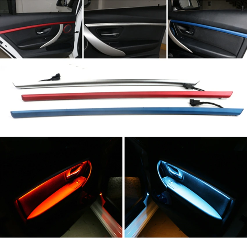 Для BMW F30 F31 F35 led окружающий светильник s внутренняя дверь панель декоративная