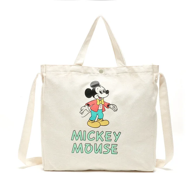 Disney Микки Маус леди пеленки мешок мультфильм плеча вместительная сумка хозяйственная сумка-тоут для досуга Женские подарок Посланник Симпатичные - Цвет: 3
