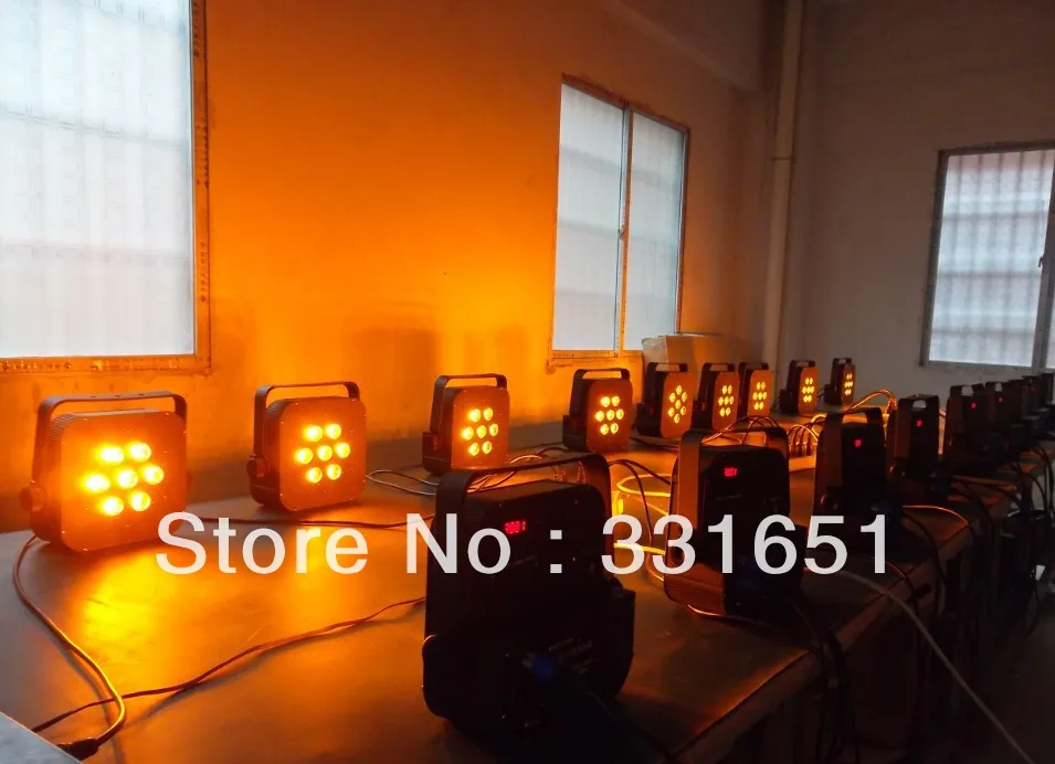 2 шт./лот 2013 Горячее предложение LED PAR CAN LIGHT New 7x15W RGBAW 5IN1Flat Slim Par простой в