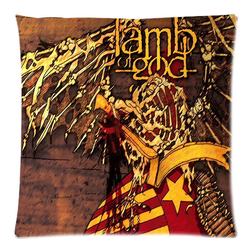 Из хлопка и льна Lamb of God подушки уникального дизайна крышка декоративная подушка