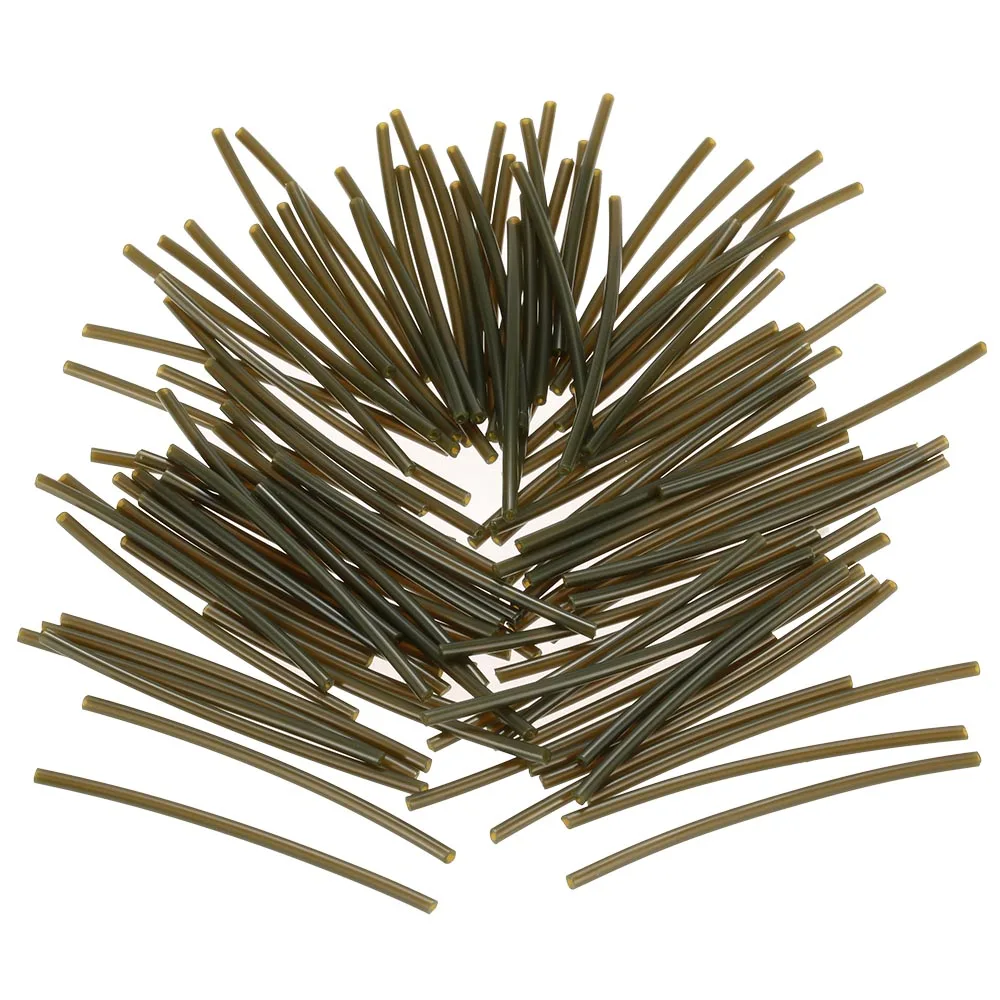 100 шт. 6 см * 1 мм рыболовная резиновая трубка термоусадочная с подогревом для