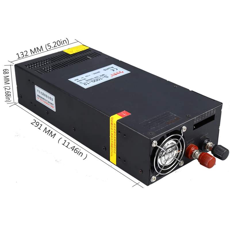 

Industrial switching power supply S-1000W-12V80A high power power supply centralized power supply 220v110v280v to DC 12V