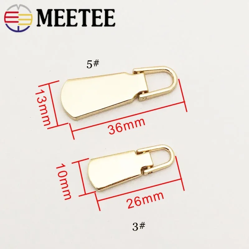 Съемные 3 #5 # металлические застежки-молнии для слайдеров на молнии ремонтные