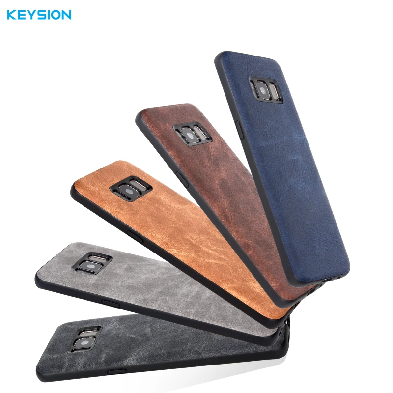 Чехол KEYSION для Samsung Galaxy S8 Plus роскошный мягкий ТПУ + PC чехол-накладка из