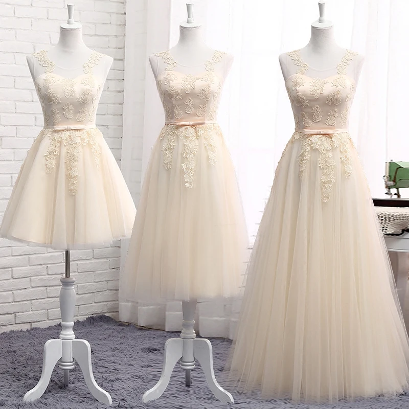 Robe De Soriee 2017 новое платье подружки невесты длиной до пола без рукавов кружевное