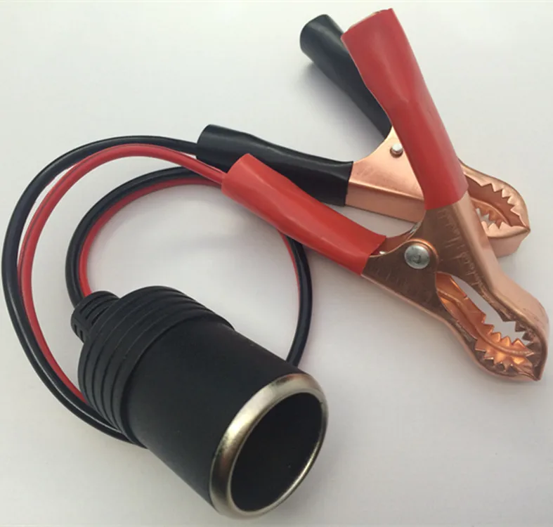 

Адаптер для автомобильного аккумулятора с зажимом для прикуривателя, блок питания для мотоцикла