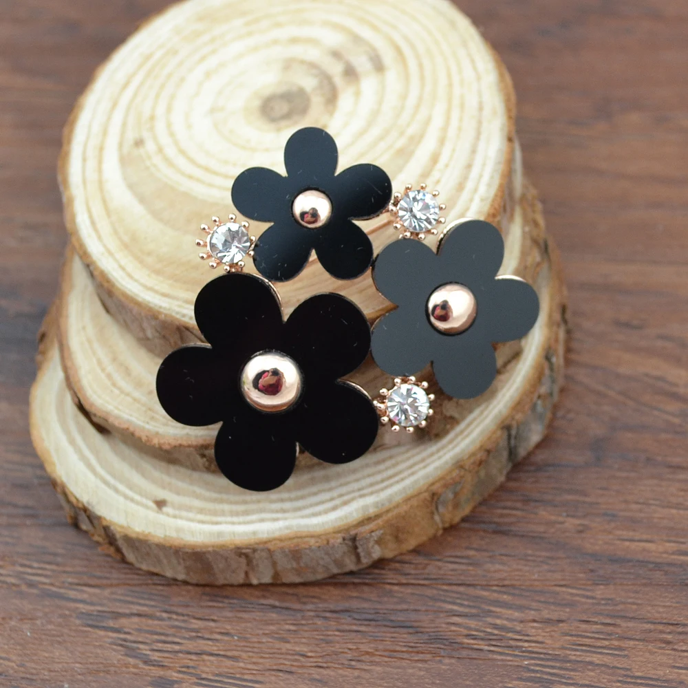 Zhen томоми высокое качество простой элегантный цветок Стразы шарф пряжки корсаж