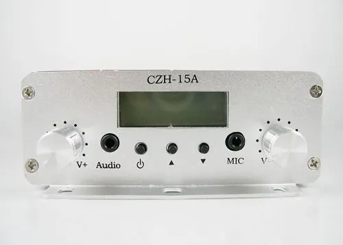 CZH fm передатчик для радиовещания 15 Вт стерео PLL + антенна GP100 FM 87 108 МГц|broadcast transmitter|gp