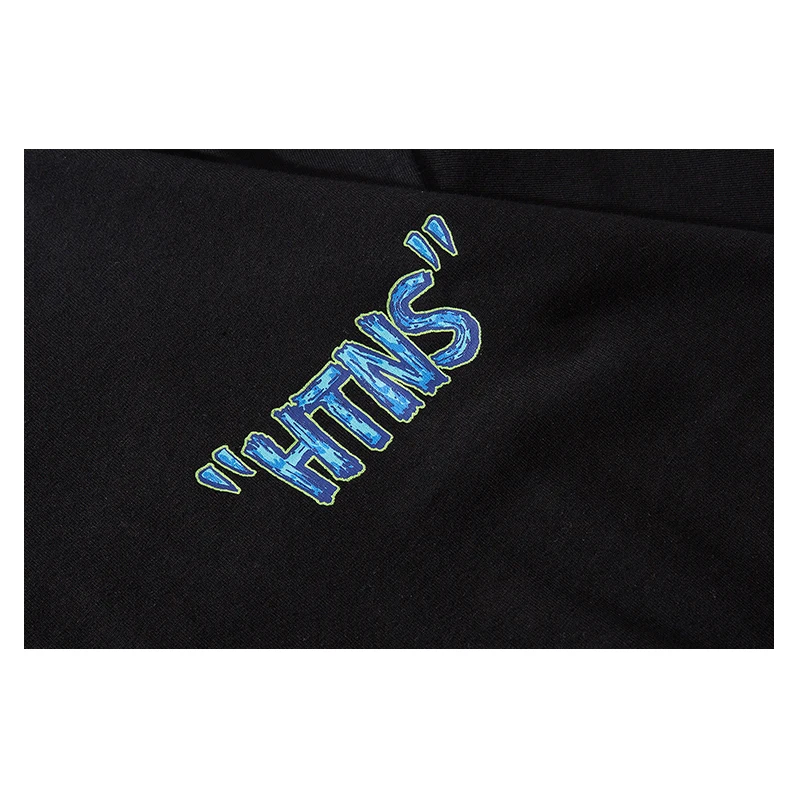 ENWAYEL Hip Hop T Shirts For Men Fashion Printed English Casual Streetwear Couples Tops Tees Trend Cotton Tshirt 1902 | Мужская одежда