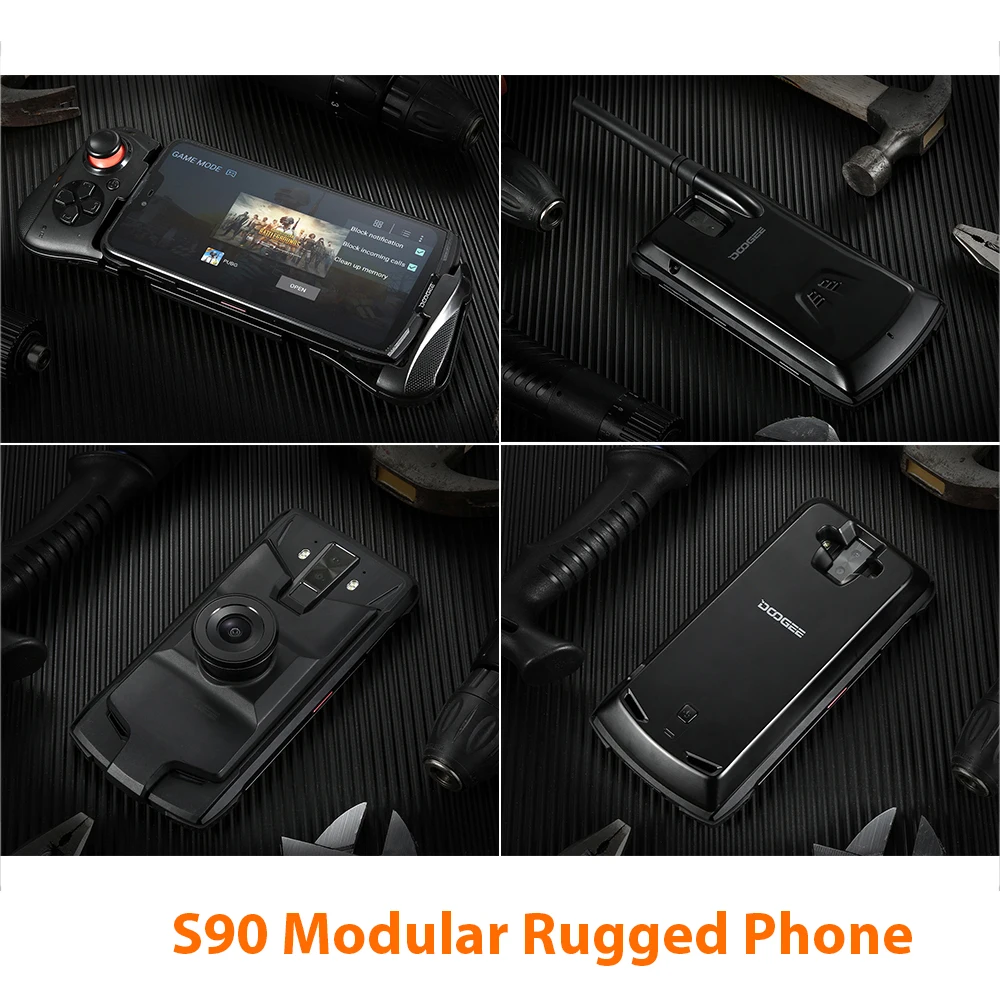 Модульный смартфон DOOGEE S90 Helio P60 восемь ядер NFC 6 18 дюймовый дисплей FHD+ ГБ+128 ГБ IP68/IP69K