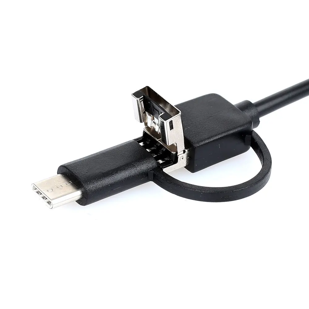 Металлический пластиковый эндоскоп Ушная ложка бороскоп ручной 5 мм 3 в 1 30 Вт