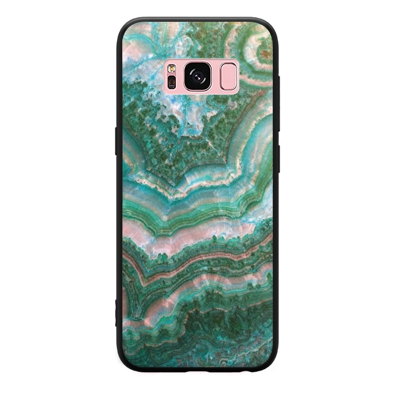 Жесткий чехол для телефона Geode Design с мраморным узором Samsung Galaxy S6 S7 Edge S8 S9 Plus Note 3 4 5 8