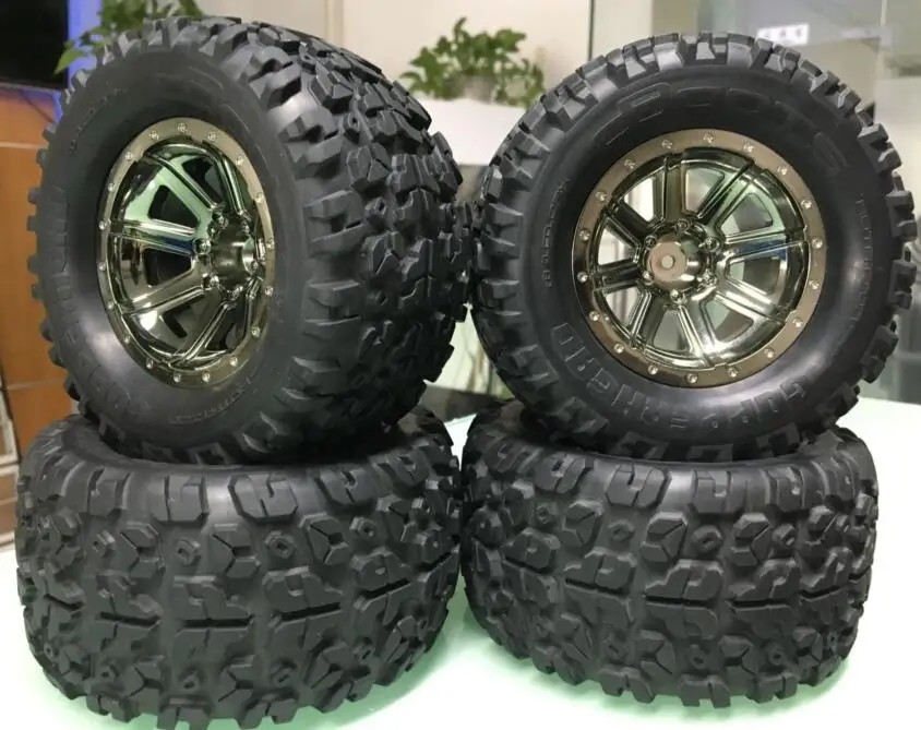 Оригинальный набор шин Arrma 1/10 для kyosho RAGE VEi HPI Savage XS FLUX 4 шт. | Игрушки и хобби