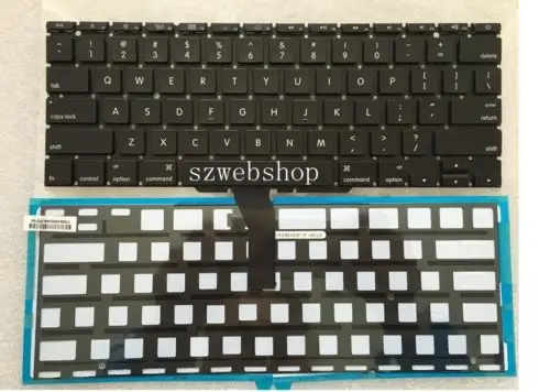 Новый ноутбук с английской клавиатурой США подсветка для Apple Macbook Air 13 &quotA1466 MD231