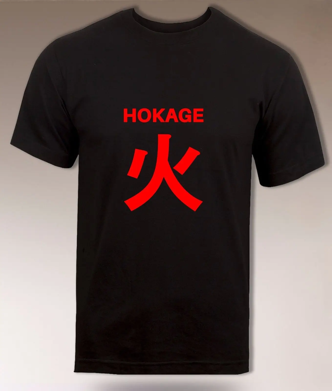 Футболка Hokage symbol hidden leaf деревенская Наруто Какаши Аниме Манга Мужская футболка