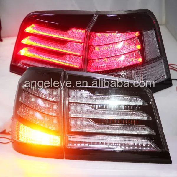 

2012 to 2014 year For LEXUS LX570 LED Tail Lamp back lamps for LX570 Rear lights Black housing Clear Cover LZ