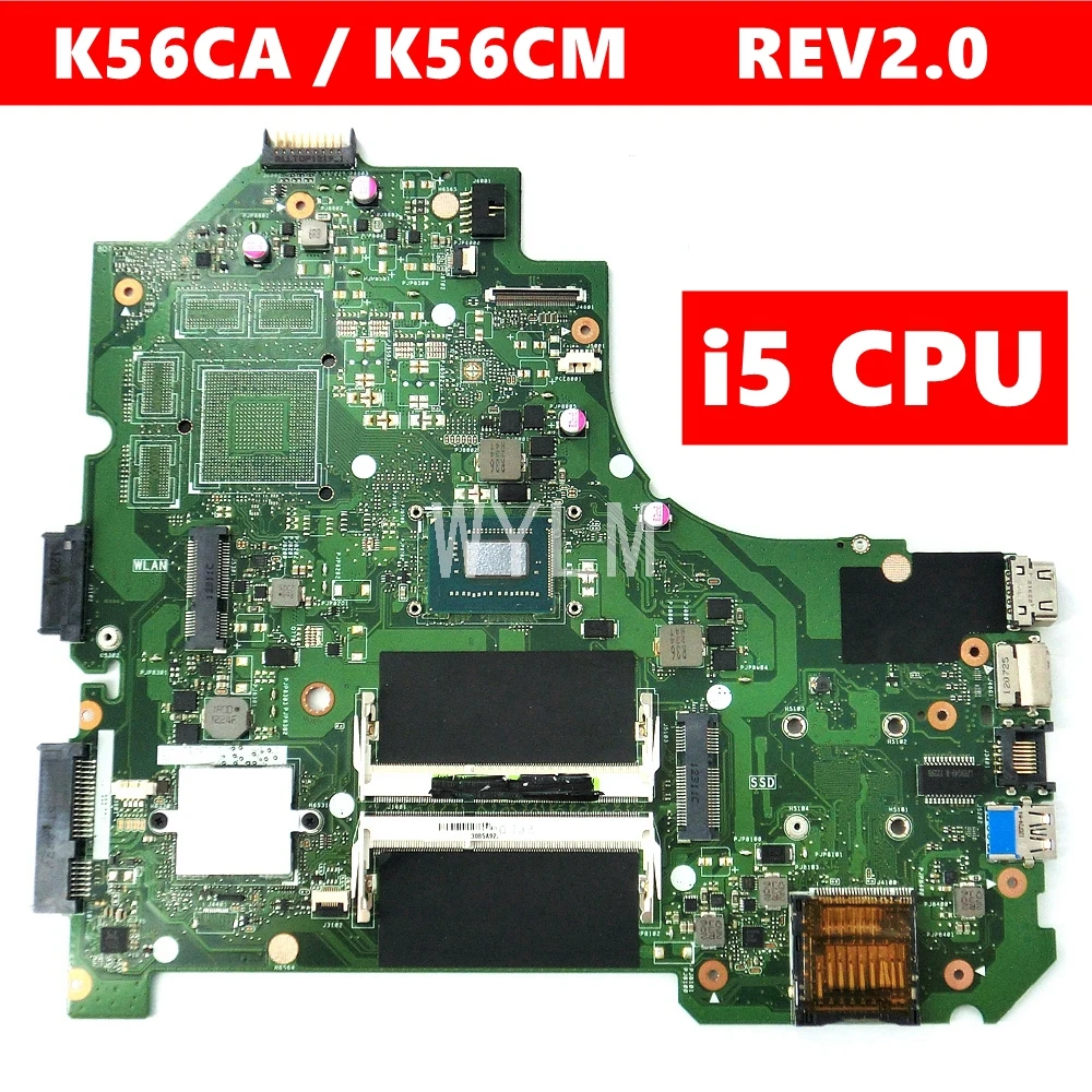K56CA бортовой i5 Процессор Материнская плата ASUS S56C S56CM S550C S550CM K56CB A56C K56C K56CM ноутбука