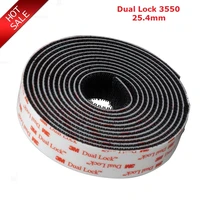 dual lock sj3550 25 4mm width black vhb adhesive tape reclosable mushroom fastener tape type 250 magic tape