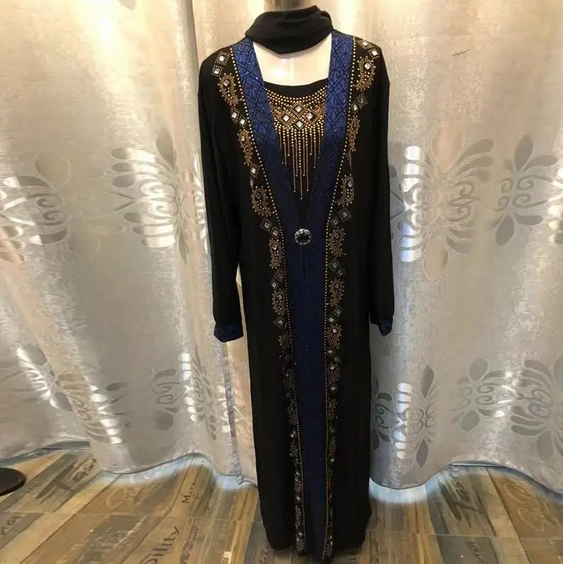 as picture 1 Vestidos abaya Кафтан Дубай Арабский мусульманский хиджаб платье кафтан Marocain Eid платья Рамадан Elbise Robe Femme Musulmane Longue - Цвет: as picture 1