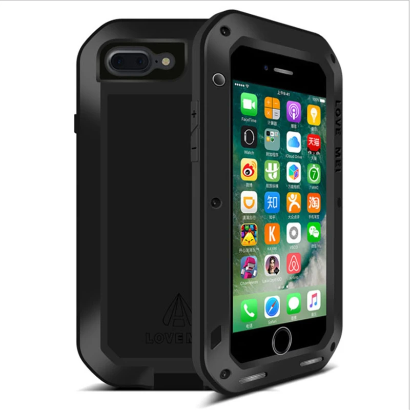 Металлический Чехол LOVE MEI для iPhone 8 Plus металлический алюминиевый чехол