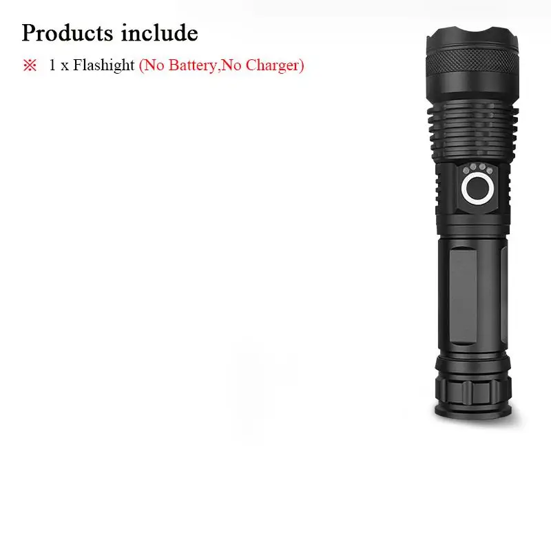AHS522A1 Охотничий USB фонарь xhp50 26650 супер мощный светодиодный фонарь с зумом xhp50.2 фонарик 18650 походный фонарь Электрический фонарь - Испускаемый цвет: AHS522A1