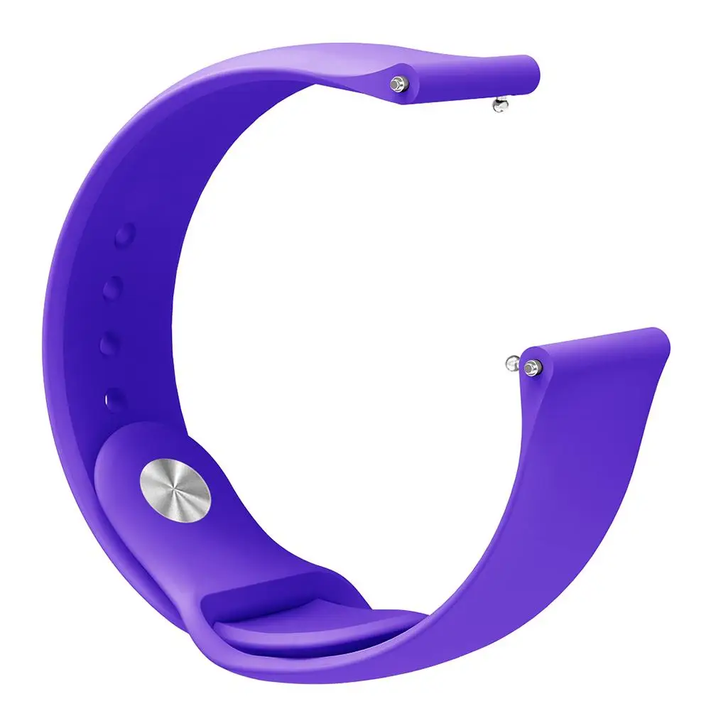 20 мм Новый универсальный силиконовый спортивный дышащий ремешок для часов samsung