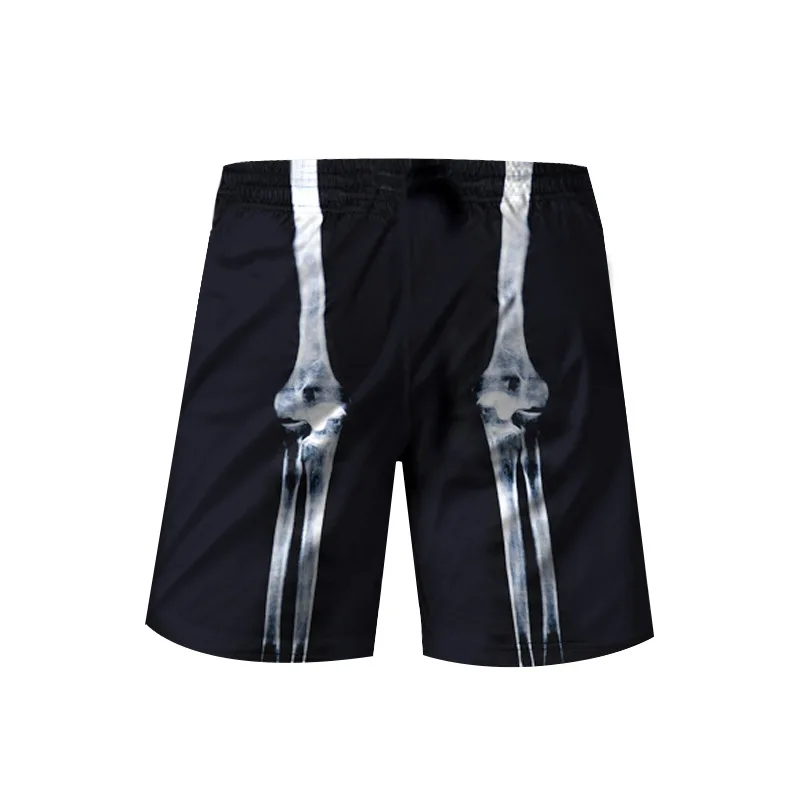 2 шт. для мужчин комплект с капюшоном спортивный костюм 3D принт череп Забавный