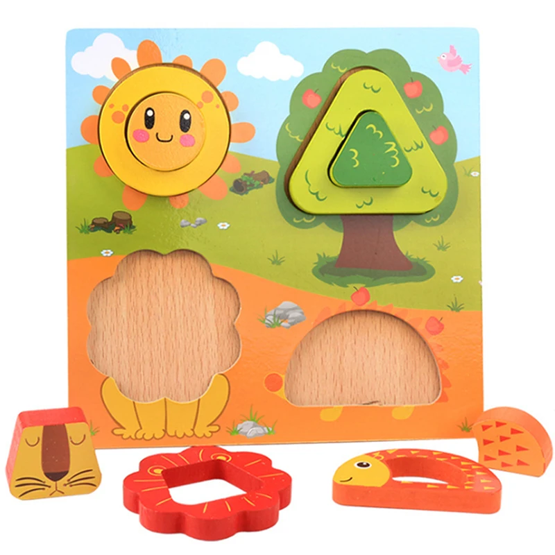 

Cartoon Gift Early Learning Card Puzzle Toys Children Matching Puzzle Games Children Kids Educational Toys