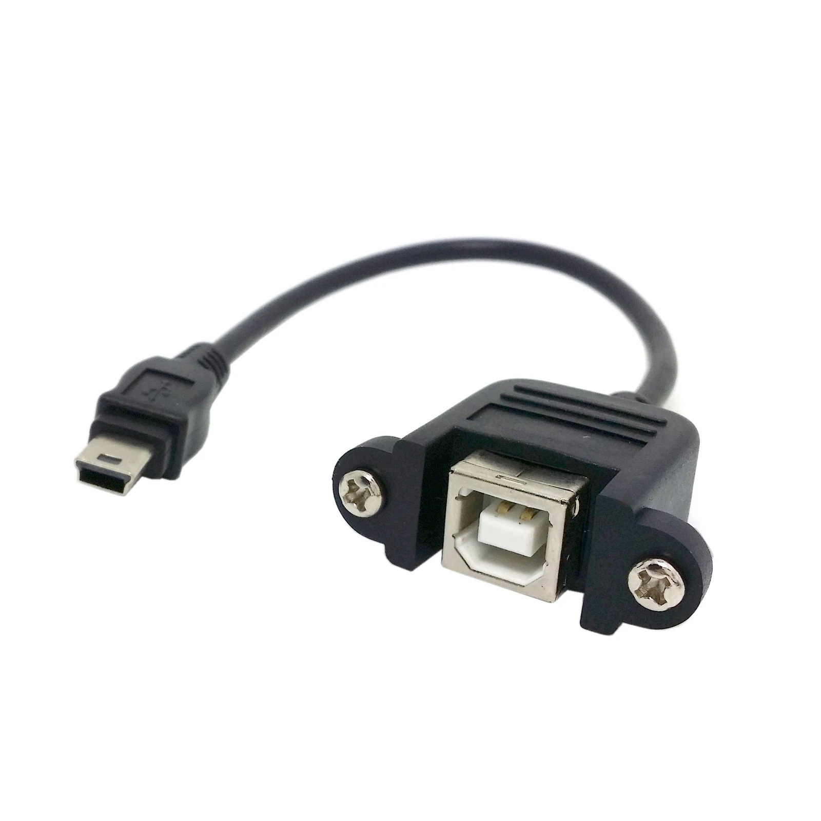 

USB 2.0 Mini Male to B Type Female OTG Host Cable 0 2M