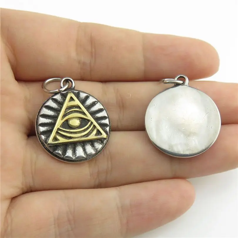Free shipping 19920 1X Antique Pewter Stainless Steel Egyptian Eye of Horus Ra Amulet Pendant Choker Short Necklace | Украшения и