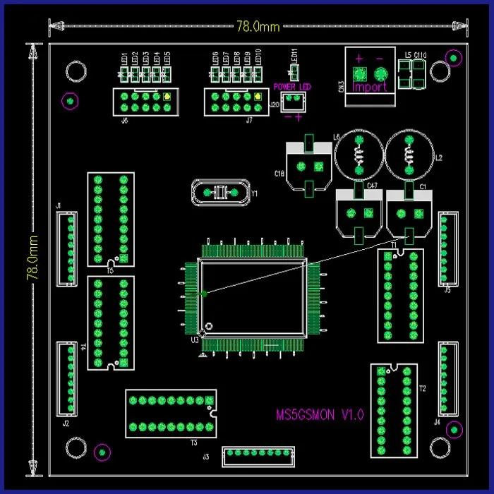 OEM/ODM 10/100/1000 Мбит/с гигабитный 5 портов ethernet коммутатор модуль pcba плата с 1*4 2 0 мм