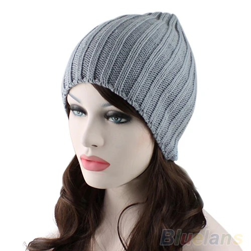 Горячая Унисекс мужские Женщины мальчика Хип-Хоп Теплая Зима Шерсти Вязать