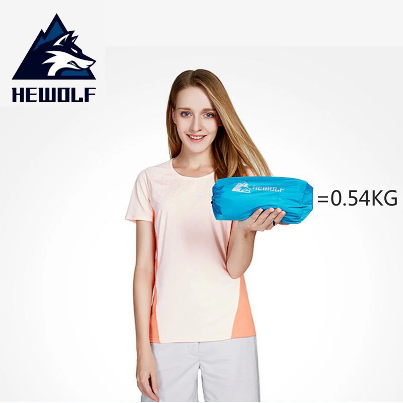 HEWOLF Outdoor Inflatable Cushion Air Mattress Portable Ultralight Bed Moistureproof Camping Mat With Pillow Sleeping Pad | Спорт и