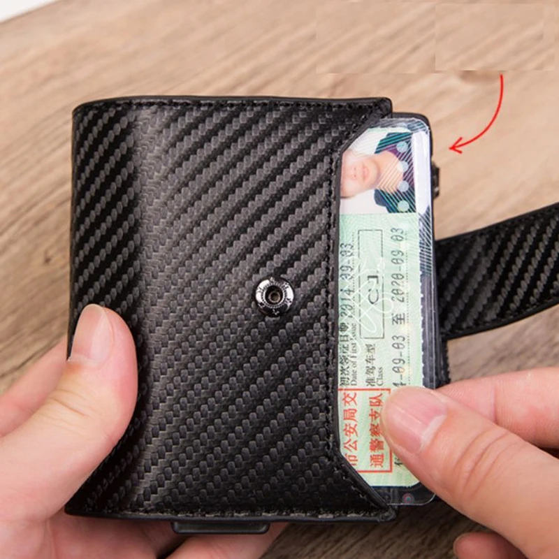 Женские и мужские многофункциональные RFID кошельки ID держатель для банковской