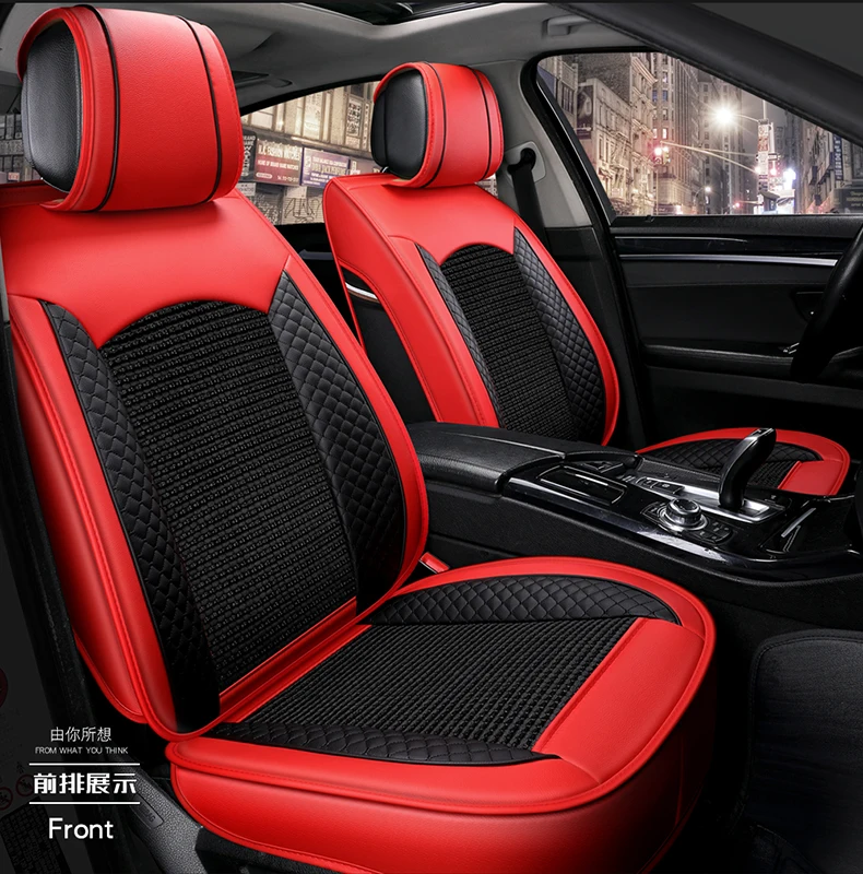 Кожаные универсальные чехлы для сидений автомобиля для BORGWARD BX5 BX6 BX7 BXi7 чехлы для сидений автомобиля защитное покрытие автомобильного сиденья стиль